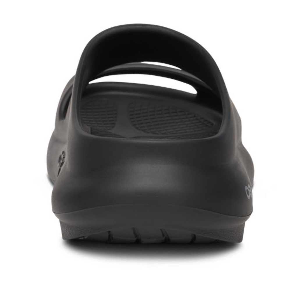 OOFOS • Ooyeah Black Slide Sandals - Picture 8 of 10